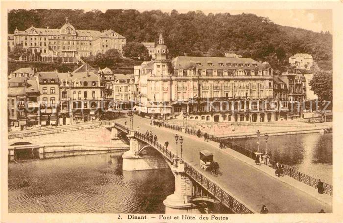 Dinant Wallonie Pont et Hotel des Postes