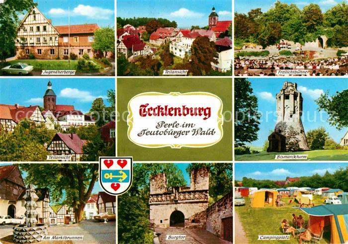 Tecklenburg Steinfurt NRW Bismarckturm Freilichtbuehne Jugendherberge Camping Bu