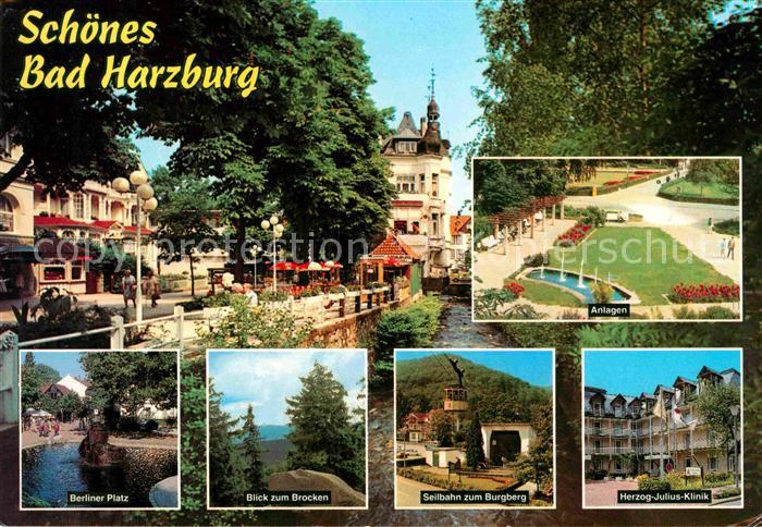 Bad Harzburg anlagen Berliner-Platz Brocken Seilbahn zum Burgberg
