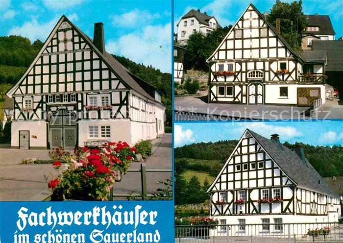Sauerland Schoene Fachwerkhaeuser