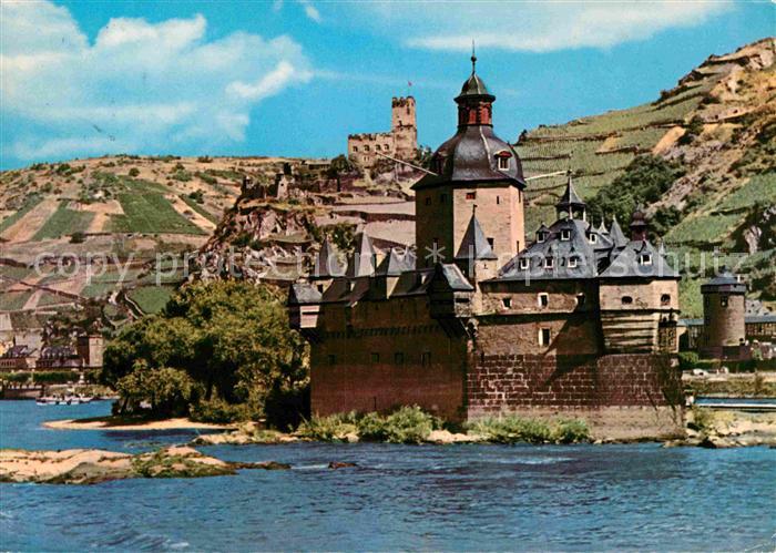 Kaub Rheinpartie mit Pfalz