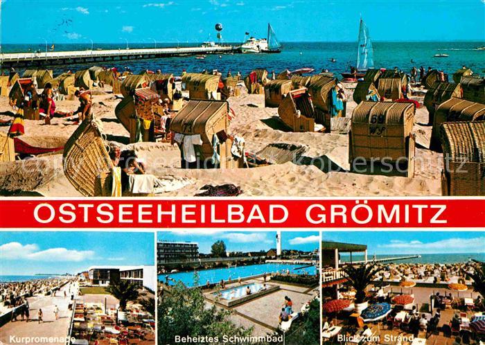 Groemitz Ostseebad Strand Promenade