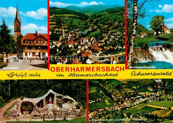 Oberharmersbach Michaelskapelle Kirchplatz Lourdes-Grotte-Zuwald Riersbach Landh