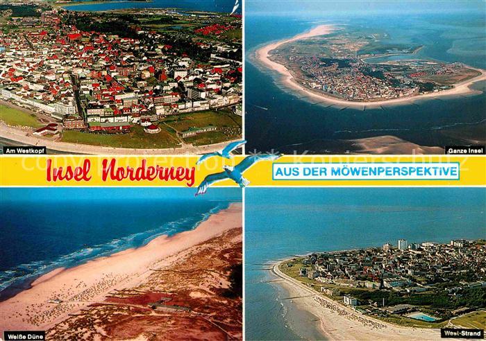 Norderney Nordseebad Fliegeraufnahmen Westkopf Weisse-Duene