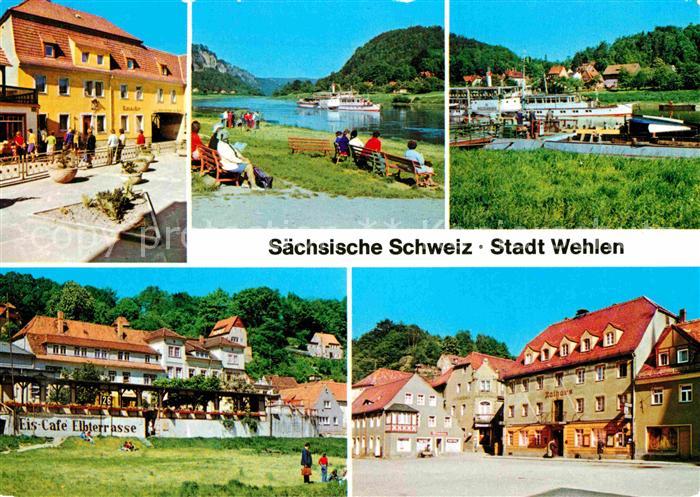 Wehlen Sachsen Karl-Marx-Platz Faehre Rathaus