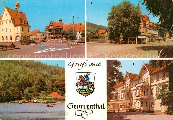 Georgenthal Gotha Cafe-Adler Hammerteich Kurhotel Ferienheime Clara-Zetkin und D