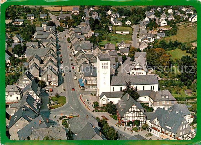 Fredeburg Schmallenberg Fliegeraufnahme