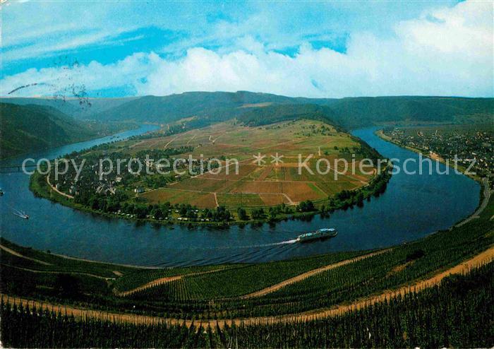 Kroev Mosel Fliegeraufnahme Moselschleife