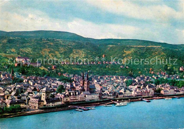 Boppard Rhein Fliegeraufnahme Rheinpartie