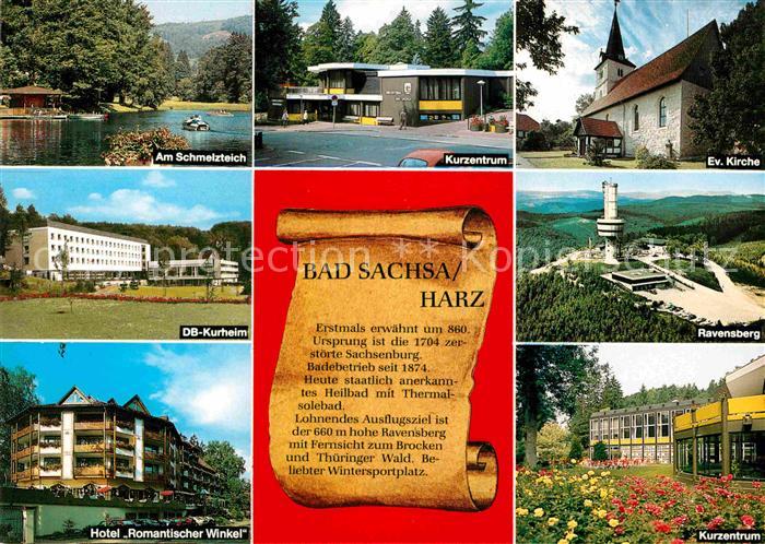 Bad Sachsa Harz Schmelzteich Kurzentrum Ravensberg Kurzentrum Kurheim Hotel-Roma