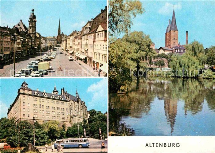 Altenburg Geising Marktplatz Schloss Rote-Spitzen