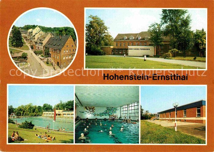 Hohenstein-Ernstthal Altmarkt Kreiskulturhaus Stadtbad Schwimmhalle