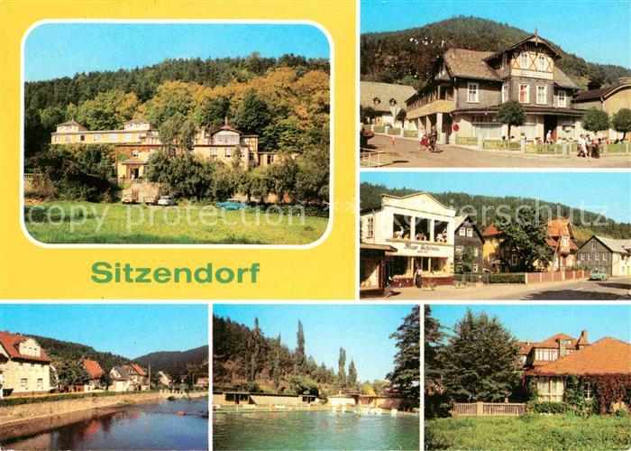Sitzendorf Thueringen Hotel Bergterrasse Hauptstrasse Schwarza Restaurant Zur Li