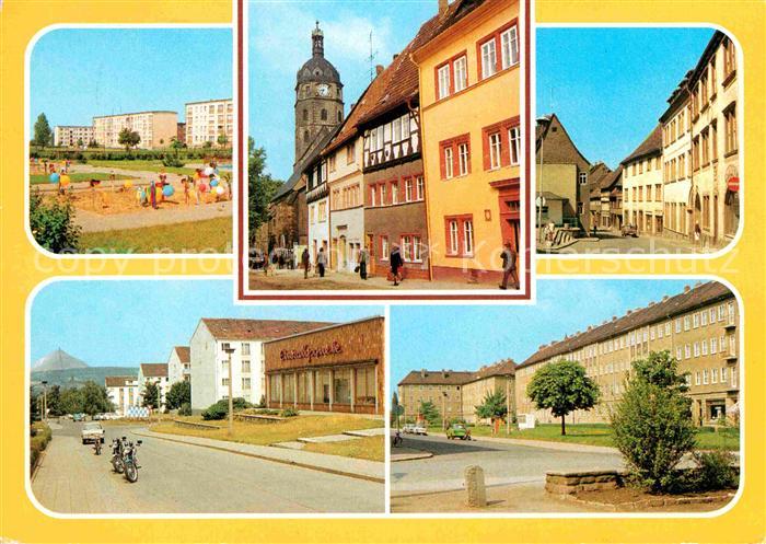 Sangerhausen Suedharz G. Schumann-Strasse Markt Karl-Marx-Strasse Friedrich-Enge