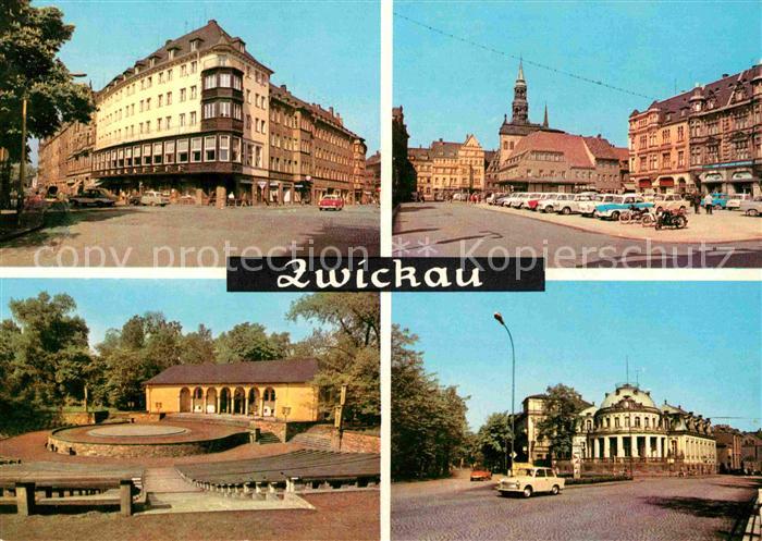 Zwickau Sachsen Ringkaffee Markt Freilichtbuehne Milchbar