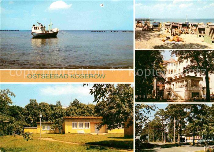 Koserow Ostseebad Usedom Fischkutter Bungalowsiedlung Walter Ulbricht Strand Cam