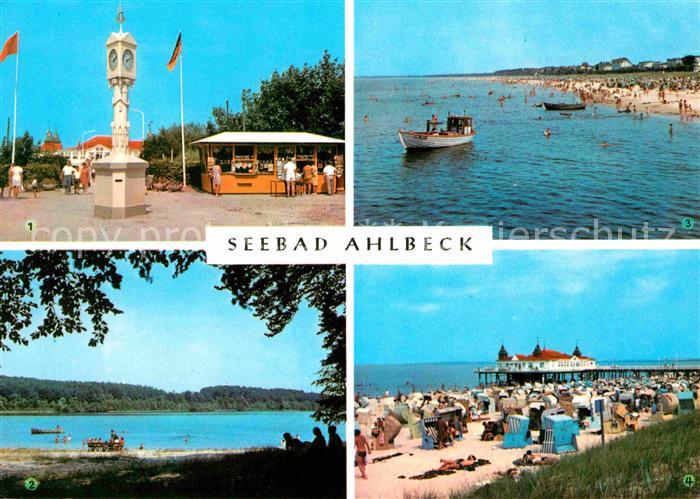 Ahlbeck Ostseebad Seebruecke Wolgastsee Strand