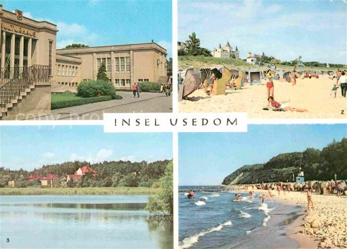 Zinnowitz Ostseebad Kulturhaus Strand Koelpinsee Koserow