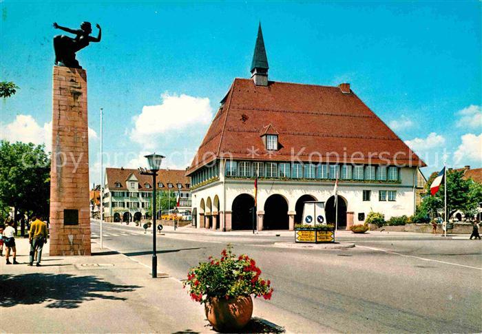 FREUDENSTADT BW Stadthaus Marktplatz Wiederaufbau-Denkmal