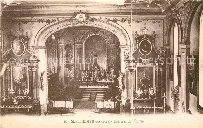 Sentheim Interieur de Eglise