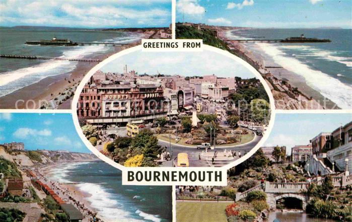 Bournemouth Strandpartien Teilansichten