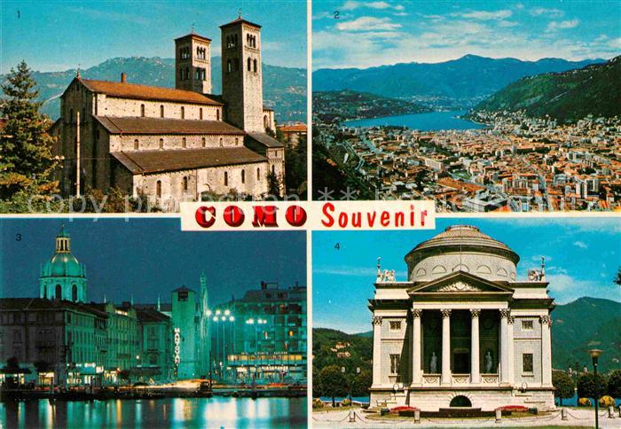 Como Lago di Como Chiesa S. Abbondio Plazza Cavour Templo Voltiano