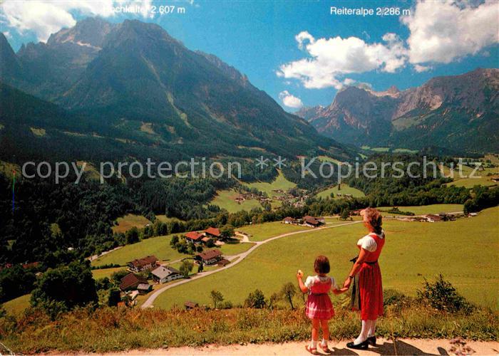 Ramsau Berchtesgaden Blick vom Soleleitungsweg