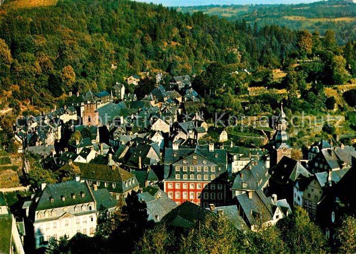Monschau Montjoie NRW Panorama Rotes Haus