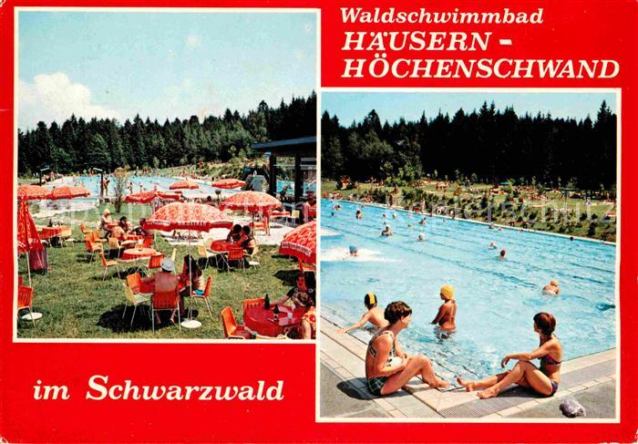 Haeusern Schwarzwald Waldschwimmbad