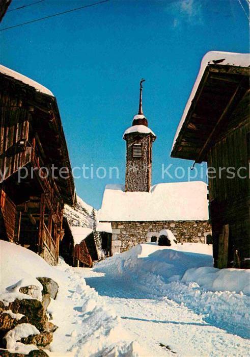 Grand-Bornand Le Vieux village du Chinaillon et la chapelle