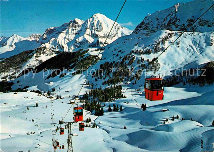 Seilbahn Geils-Hahnenmoos Adelboden Bonderspitz Grosslohner