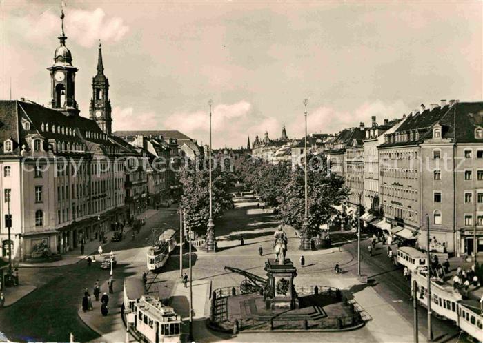 Strassenbahn Dresden Neustaedter Rathaus