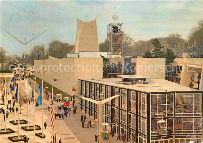 Exposition Universelle Bruxelles 1958 Civitas Dei Eglise Carillon Electronique P