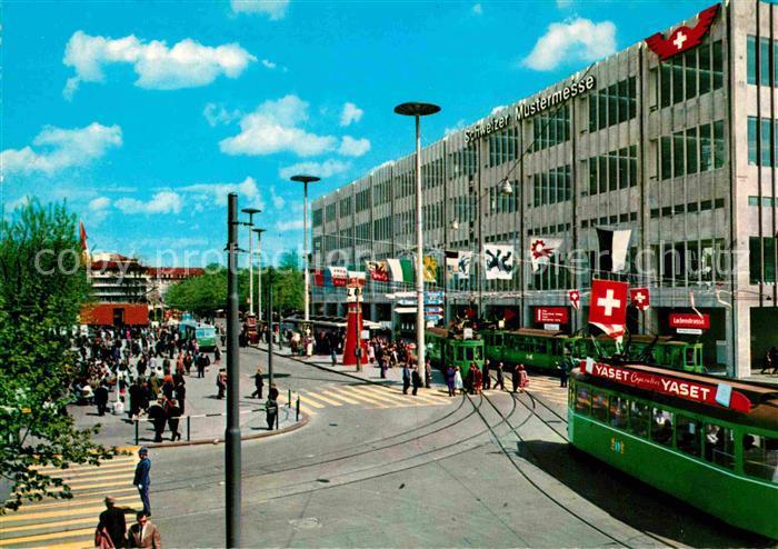 Strassenbahn Basel Schweizer Mustermesse