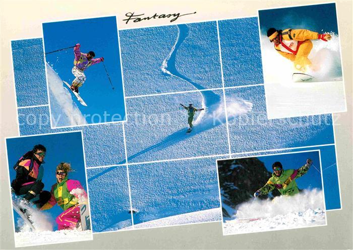 Skifahren Snowboarden