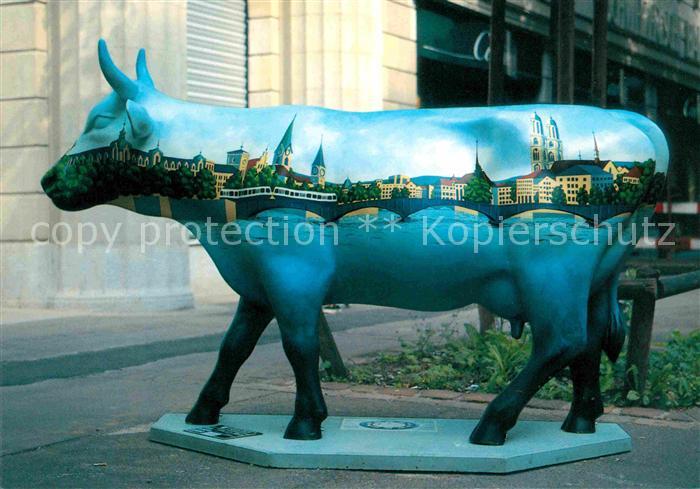 Kuehe Skulptur Sommeraktion City Vereinigung Zuerich