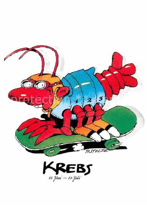 Sternzeichen Krebs Kuenstler R. Stolte