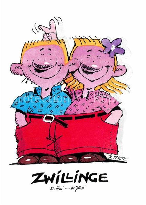 Sternzeichen Zwillinge Kuenstler R. Stolte