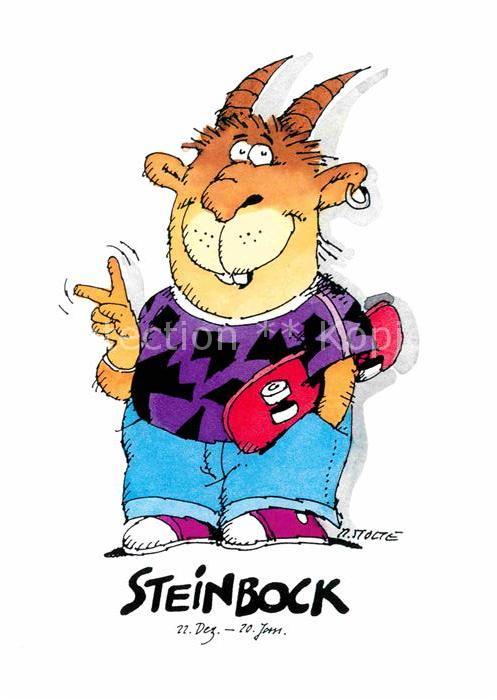 Sternzeichen Steinbock Kuenstler R. Stolte