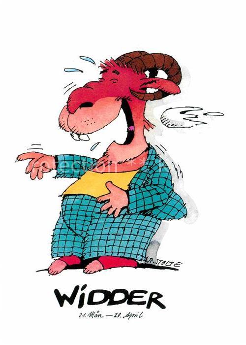 Sternzeichen Widder Kuenstler R. Stolte