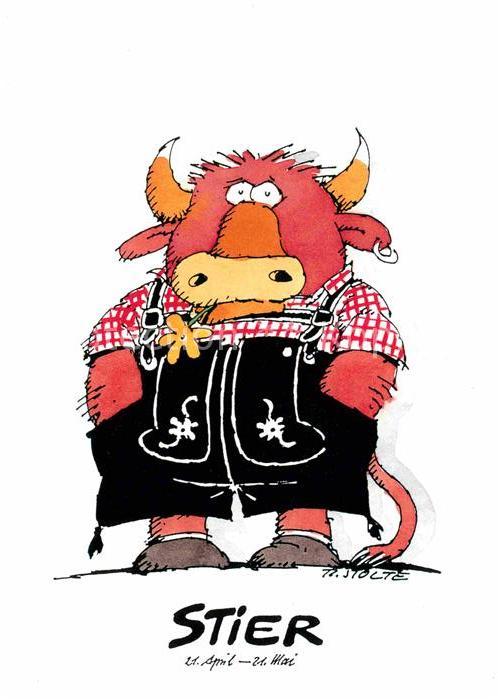 Sternzeichen Stier Kuenstler R. Stolte