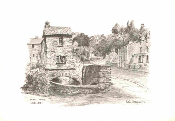 Kuenstlerkarte Colin Williamson Bridge House Ambleside