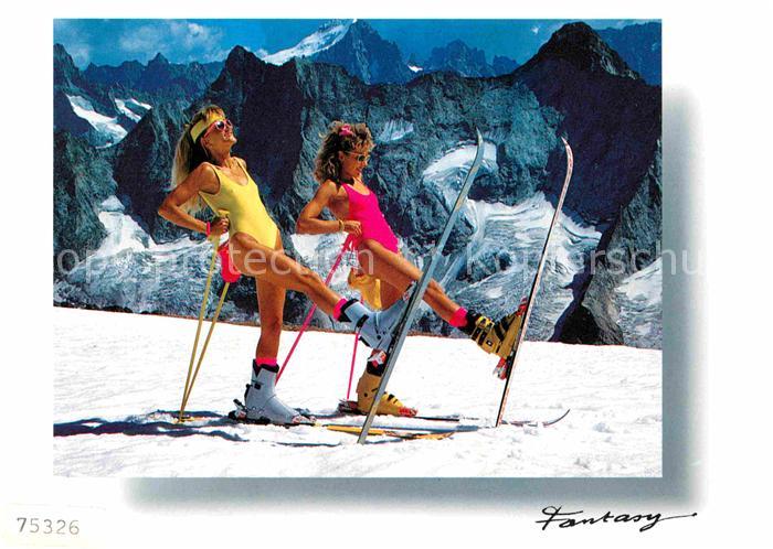 Skifahren Frauen Bademode