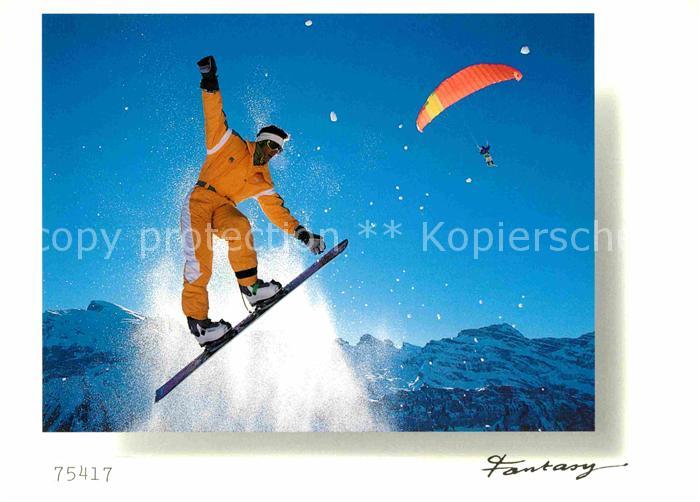 Wintersport Surf Snowboard Gleitschirmfliegen