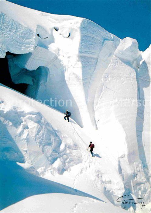 Bergsteigen Klettern Face Nord des Ecrins