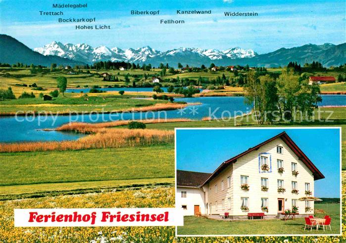 Memhoelz Kempten Allgaeu Ferienhof Friesinsel Maedelegabel Trettach Bockkorkopf