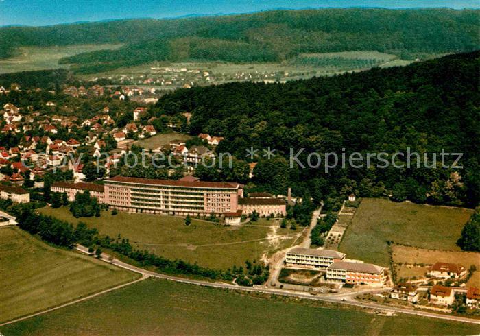 Bad Pyrmont Versorgungskrankenhaus Fliegeraufnahme