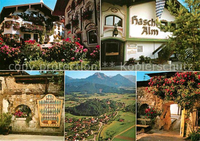 Neubeuern Cafe Haschlalm Panorama Gedenktafel