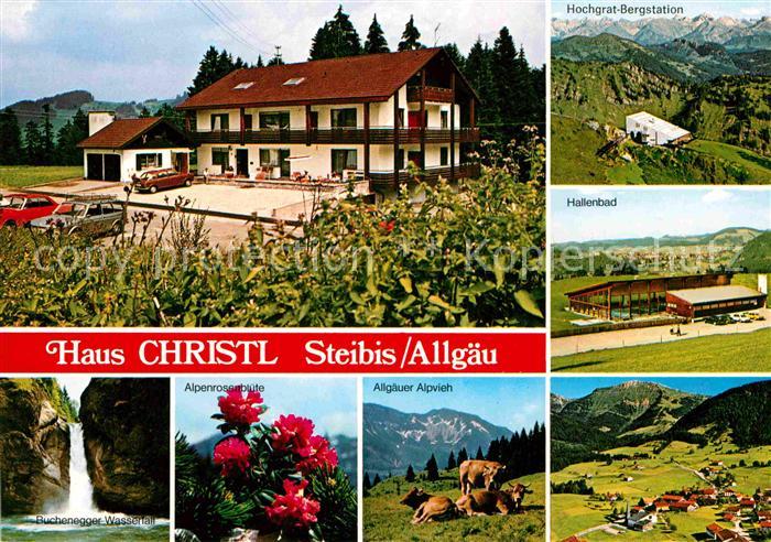 Steibis Oberstaufen Bayern Haus Christl Hochgrat-Bergstation Buchenegger Wasserf