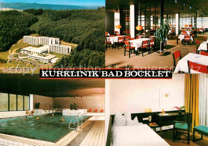 Bad Bocklet Fliegeraufnahme Kurklinik Hallenbad